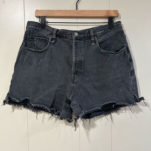 Free People Black Denim Shorts Sz: 31